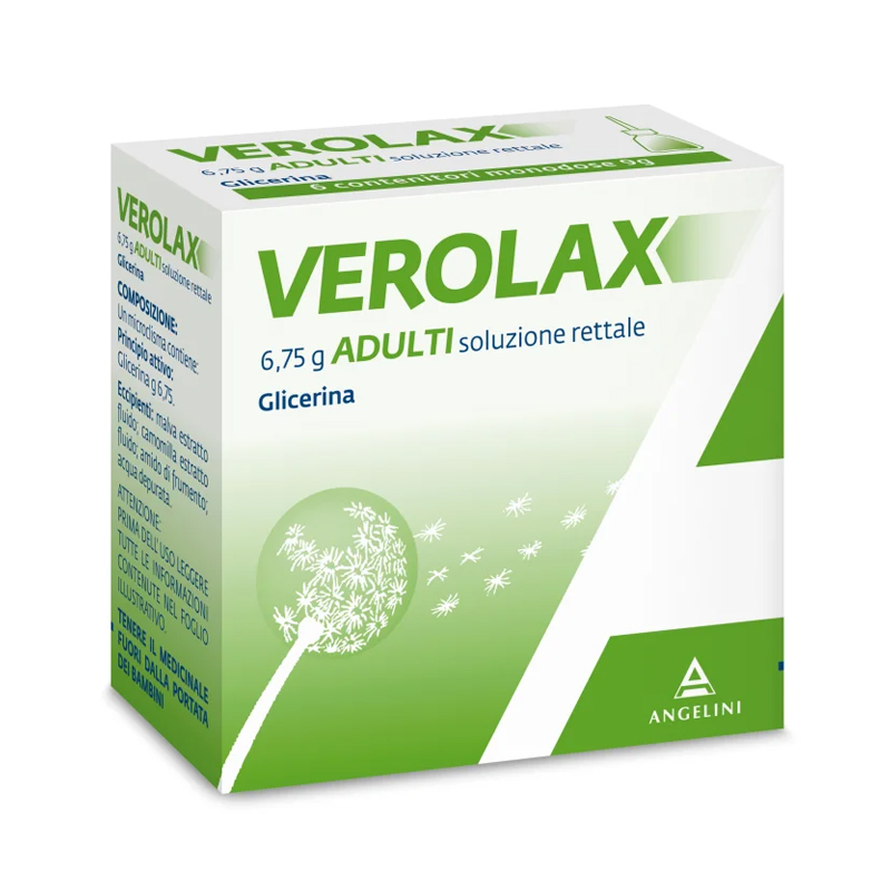 VEROLAX AD RETT 6CLISMI 6,75G 1 VEROLAX AD RETT 6CLISMI 6,75G